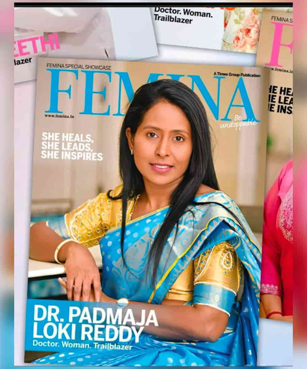 Dr. Padmaja Loki Reddy on Femina Cover