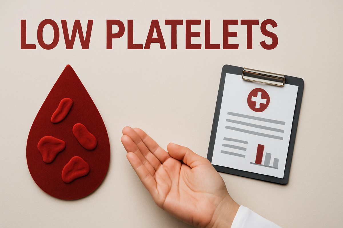 LOW PLATELETS title for awareness