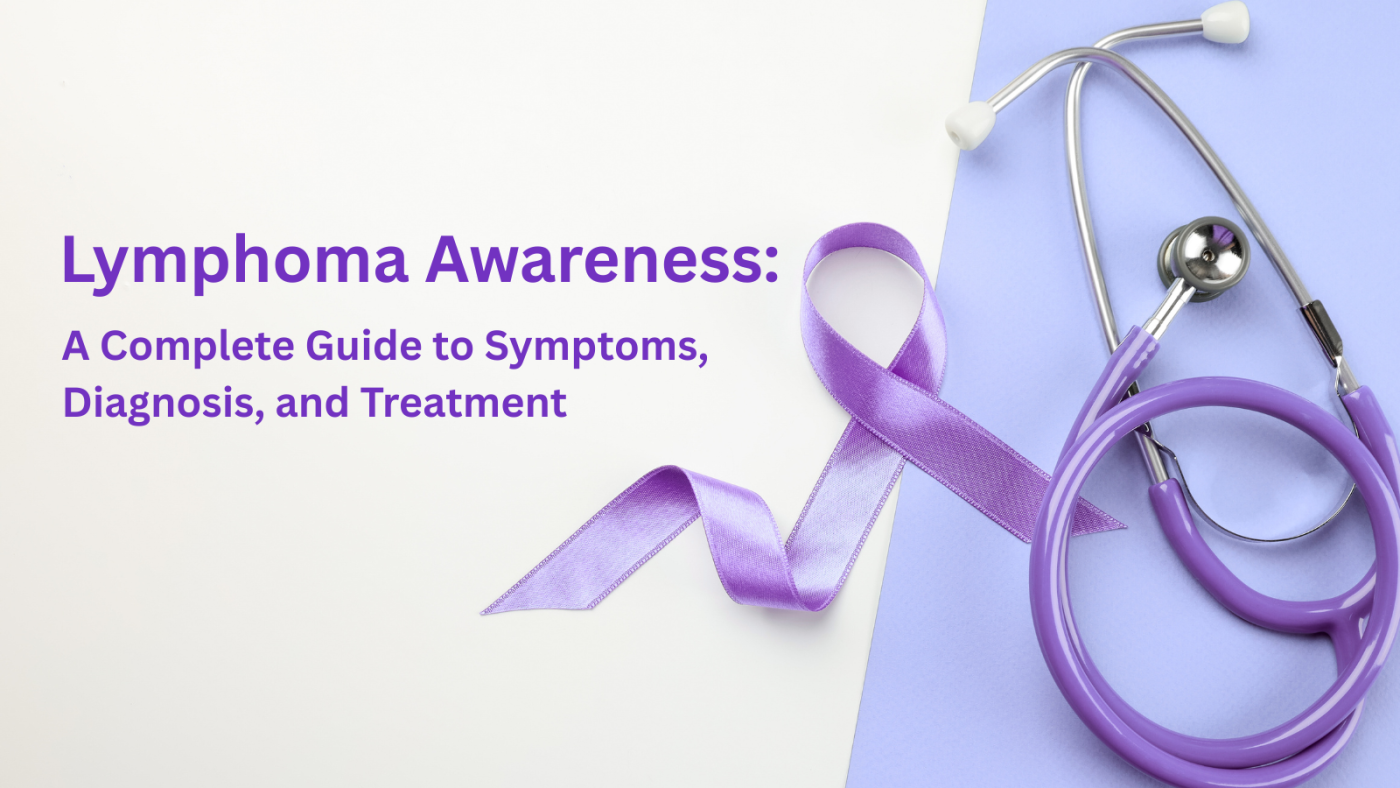 Lymphoma Awareness concept with healthcare focus