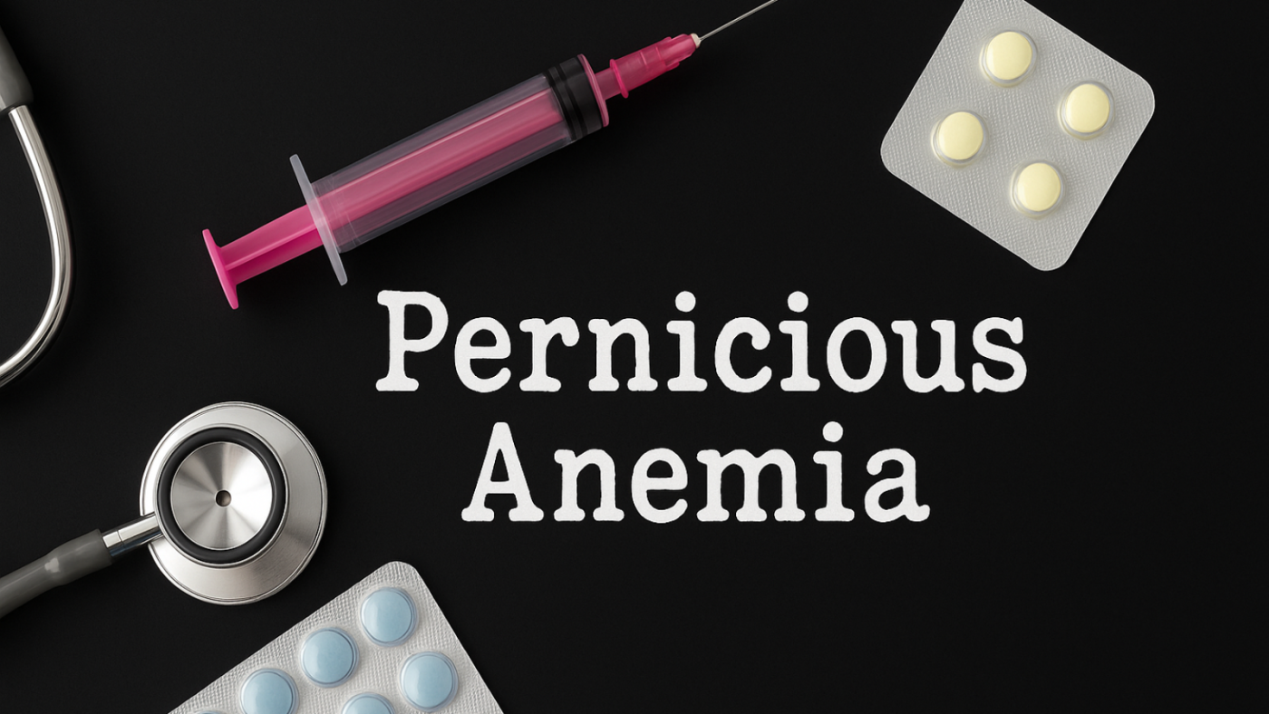 Pernicious Anemia awareness medical concept